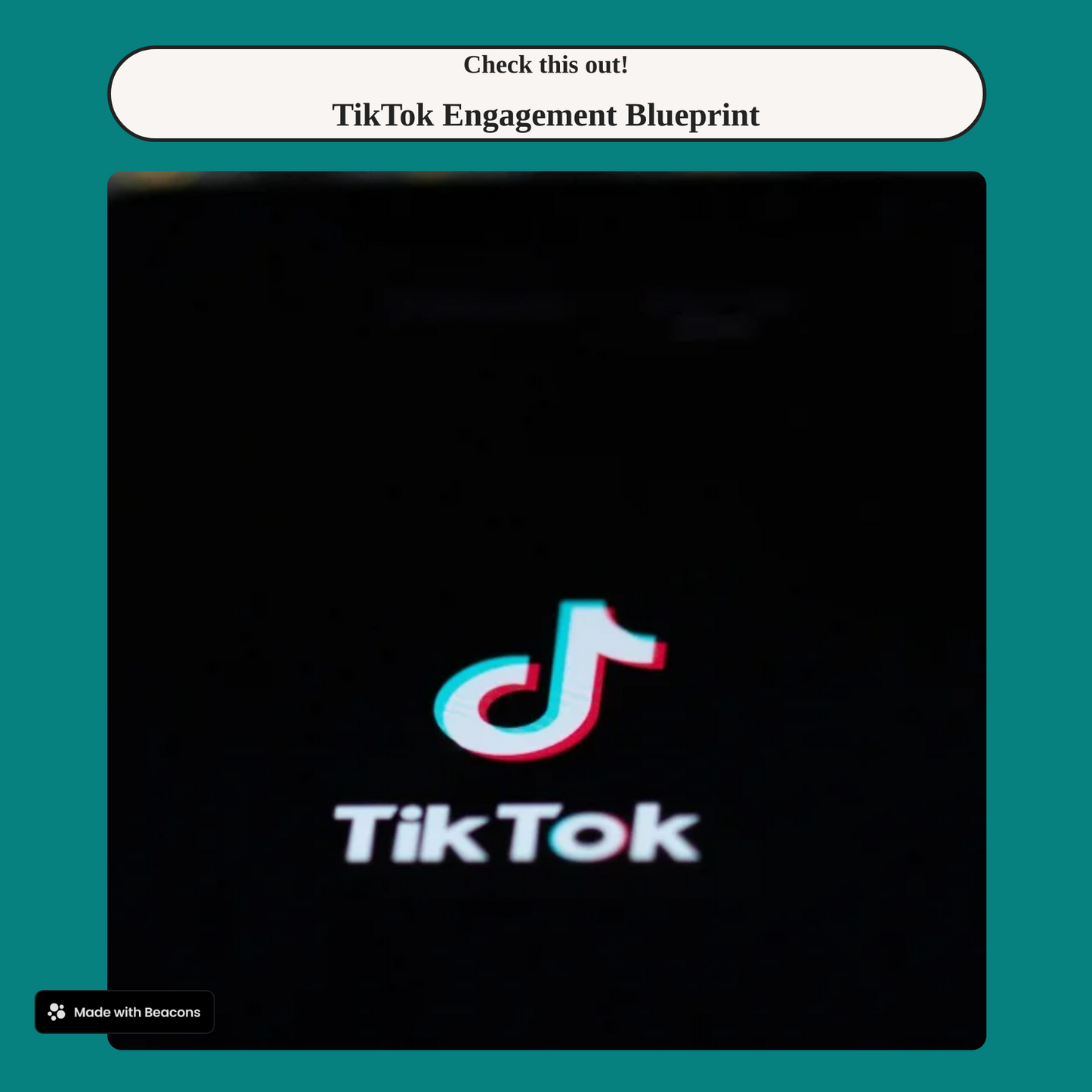 The TikTok Engagement Blueprint